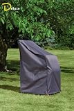 FRIEDOLA-15157 BACHE COUVERTURE DELUXE 65X65X110/150(h)cm Couverture de protection pour chaises empilables et relax