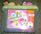 Fisher Price Little People Build 'n Fun Playground Pink girls block set
