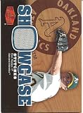 Rich Harden 2006 Flair Showcase Stitches Jersey Card #RI Oakland Athletics