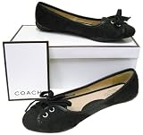 Coach Josie Black Signature Ballet Flats