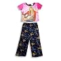 Hannah Montana by Disney - Girls Short Sleeve Capri Pajamas, Pink, Black