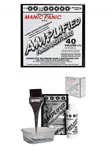 Manic Panic Flash Lightning Hair Bleach Kit 40 Volume.