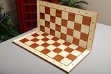 House of Staunton Folding Maple Tournament Chessboard - 2.25 inch