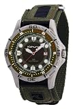Kahuna Men's Watch K5V-0003G with Green Rip Strap
