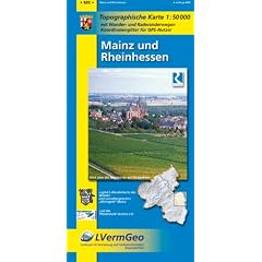 Topographische Karten Rheinland-Pfalz, Mainz und Rheinhessen: Mit Wander- und Radwanderwegen. Koordinatengitter f�r GPS-Nutzer
