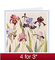 Irises Blank Card