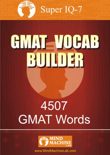 GMAT Word list - Mind Machine)