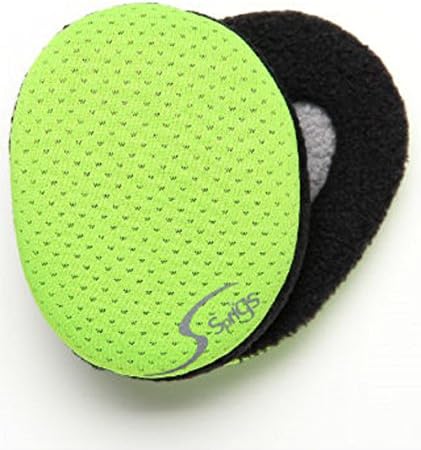 Earbags Bandless Fleece Ear Warmers,Large,Hi Viz Mesh.Hi Viz