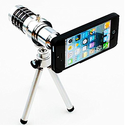 Iphone 6 12x telescope camera lens, runflory(tm) 12x op…