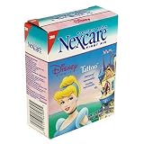 Nexcare Tattoo Waterproof Bandage, Princess Collection, Assorted Sizes, 20-Count Boxes (Pack of 12)