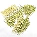 400 pcs Bamboo Skewer / Decorative Cocktail Picks Assortment 11, Paddle Picks and Mini Forks by BambooMN