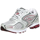  : Saucony Women's Progrid Hurricane 10 Running Shoe,Silver/Red,5 M