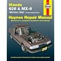 Mazda 626 & Mx-6 Automotive Repair Manual: Front-Wheel Drive 1983- 1992 (Haynes Automotive Repair Manual Series)