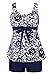 Wantdo Women's Cover Up Swimsuit Two-Piece Swim Suit Push Up Dress Swimwear