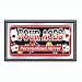 Best Quality Four Aces Framed Personalized Poker Mirror