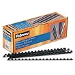 Plastic Comb Bindings, 1/4" 20-Sheet Capacity, Black, 100 per Pack