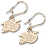LogoArt Greg Biffle 14K Small Number Dangle Earrings