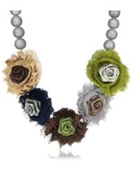 Lenora Dame "Retro" A Rose is a Rose is a Rose Statement Necklace