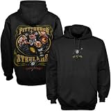 Reebok Pittsburgh Steelers Charcoal NFL Equipment Pullover Hoody Sweatshirt