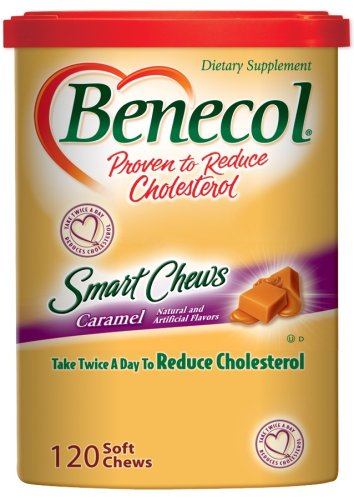 Benecol Smart Chews, Caramel, 120-Count Soft Chews