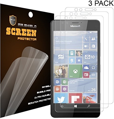 Mr Shield For Microsoft Lumia 950 Anti Glare [Matte] Screen Protector [3-PACK] with Lifetime Replacement Warranty