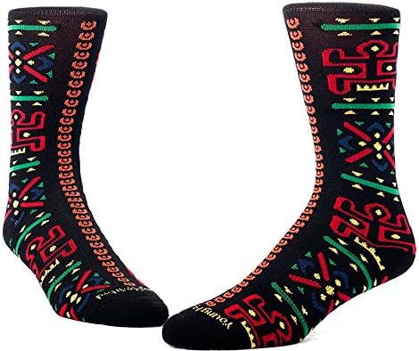 Cool Casual Socks with Tribal Print - Christmas Lights