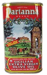 Partanna Extra Virgin Olive Oil, 17-Ounces