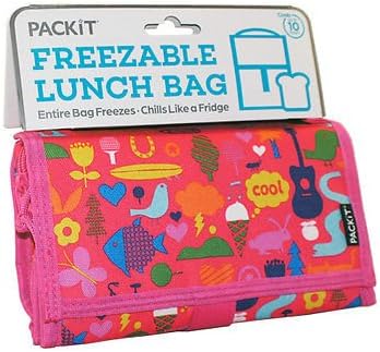 Pack-it 8" Personal Cooler Freezable Lunch Bag with Adjustable Strap Cold Food