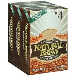 Natural Brew Coffee Filters - 100 ct. by Rockline Industries