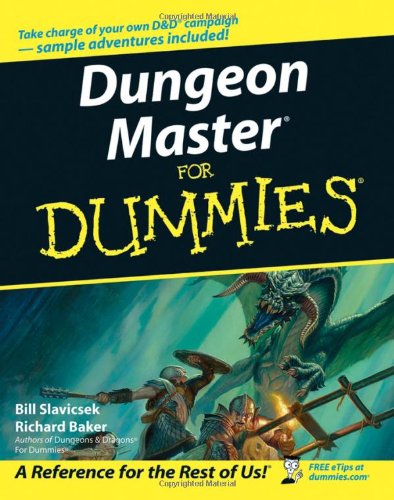 Cover image : Dungeon Master For Dummies (For Dummies (Sports & Hobbies))