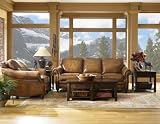 Aspen 100% Full Aniline Italian Leather Sofa (Shown in Artisano
Antique)