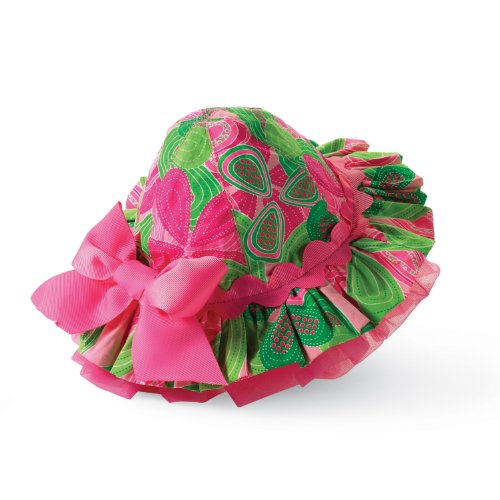 Mud Pie Baby-Girls Newborn Little Sprout Chiffon Ruffle Hat, Multi-Colored, 0-12 Months