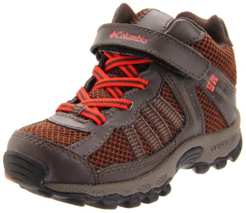 Columbia Sportswear BC3178 Switchback 2 Mid Omni-Tech H&L Hiking Shoe (Toddler/Little Kid),Turkish Coffee/Spicy Orange,13 M US Little Kid