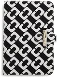Diane von Furstenberg Limited Edition Kayley Canvas Clutch for Kindle (Fits Kindle Keyboard) Chain Link Black