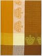 Waffle Weave 100% Cotton Gold Crown Dishtowel 18" X 28" Set / 6