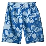 Boys' Swimwear Mossimo Supply Co. Blue Splatter Hibiscus Swim Shorts
