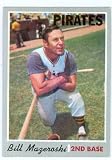 Bill Mazeroski baseball card 1970 Topps #440 (Pittsburgh Pirates) 67
