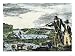 Lewis and Clark Shoot a Grizzly Bear during Their Exploration of Louisiana Territory Giclee Poster Print, 12x9