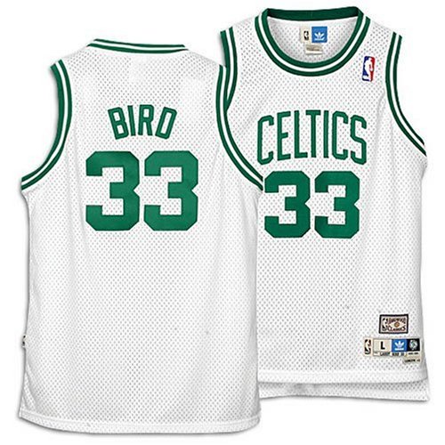 Larry Bird White Boston Celtics NBA Soul Swingman Hardwood Classics Jersey