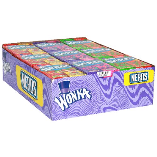 Wonka Nerds, Mixed, 1.65-Ounce Packets (Pack of 36) by Sugar-Free Candy