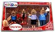 Olivia the Pig Action Figures - Mom, Dad, Olivia, Ian and William