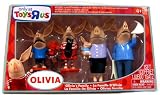 Olivia the Pig Action Figures - Mom, Dad, Olivia, Ian and William
