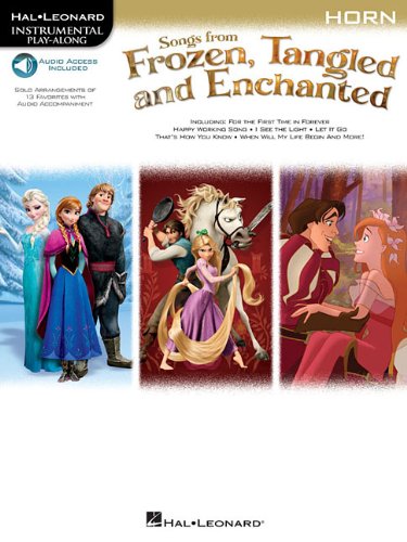songs from frozen tangled and enchanted horn hal leonard easy instrumental play along