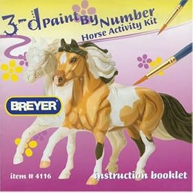 Click here to buy Model Horse 3-D Paint By Number Kit� by Breyer.