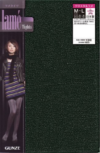 [Tuche Color ] クリスタルラメタイツ70デニール
