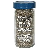 Morton & Bassett Coarse Ground Black Pepper, 2.1-Ounce Jars (Pack of 3)