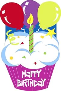 Happy Birthday Garden Size Applique Flag