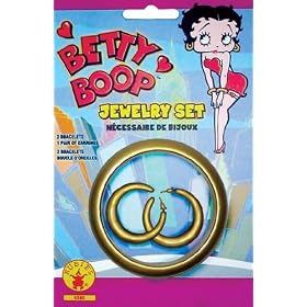 Betty Boop Costume Jewelry Set