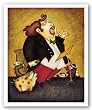 Pavarotti and Friends by Steven Lamb 13.25"x16" Art Print Poster