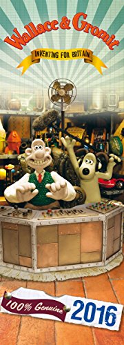 The Official Wallace and Gromit 2016 Slim Calendar